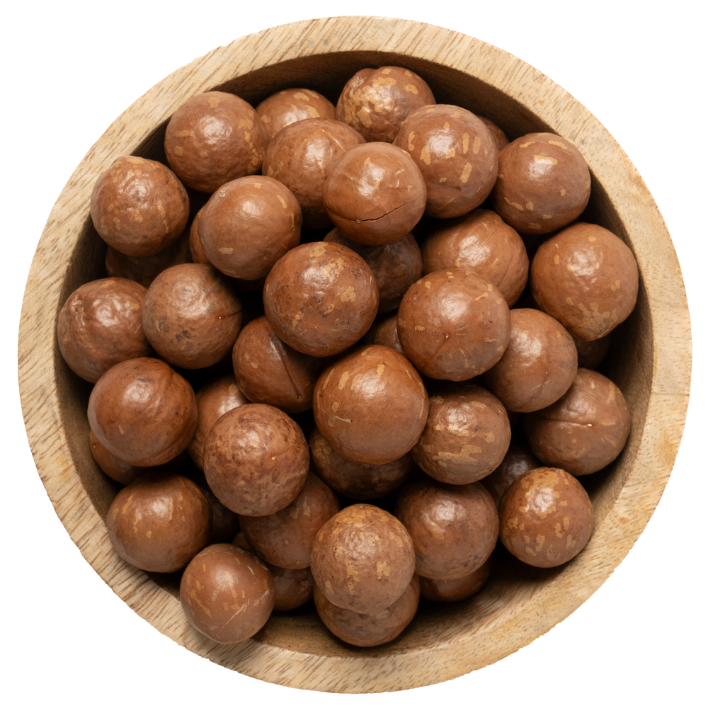 Bowl of whole Macadamias
